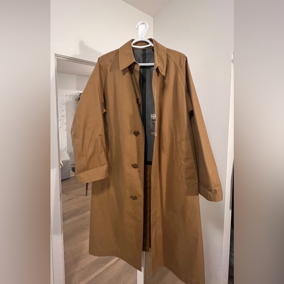 Uniqlo U Brown Trench Coat - Picture 1 of 3